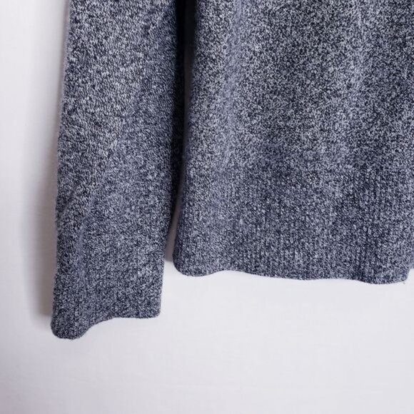 Gap Gray Knit Merino Wool Blend Aztec Southwestern Sweater Women's Size Medium - Picture 4 of 9